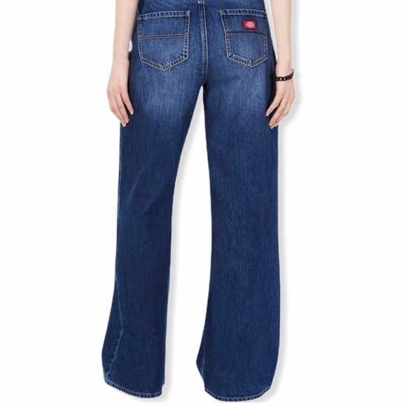 Dickies High Rise Wide-Leg Jeans with Logo Belt - Picture 7 of 7